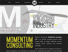 Tablet Screenshot of momentumconsulting.org